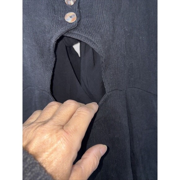 Ladies Sancia The Sylvie Dress in Ink Size Medium Coquette Girlie Romantic Goth - Picture 7 of 10